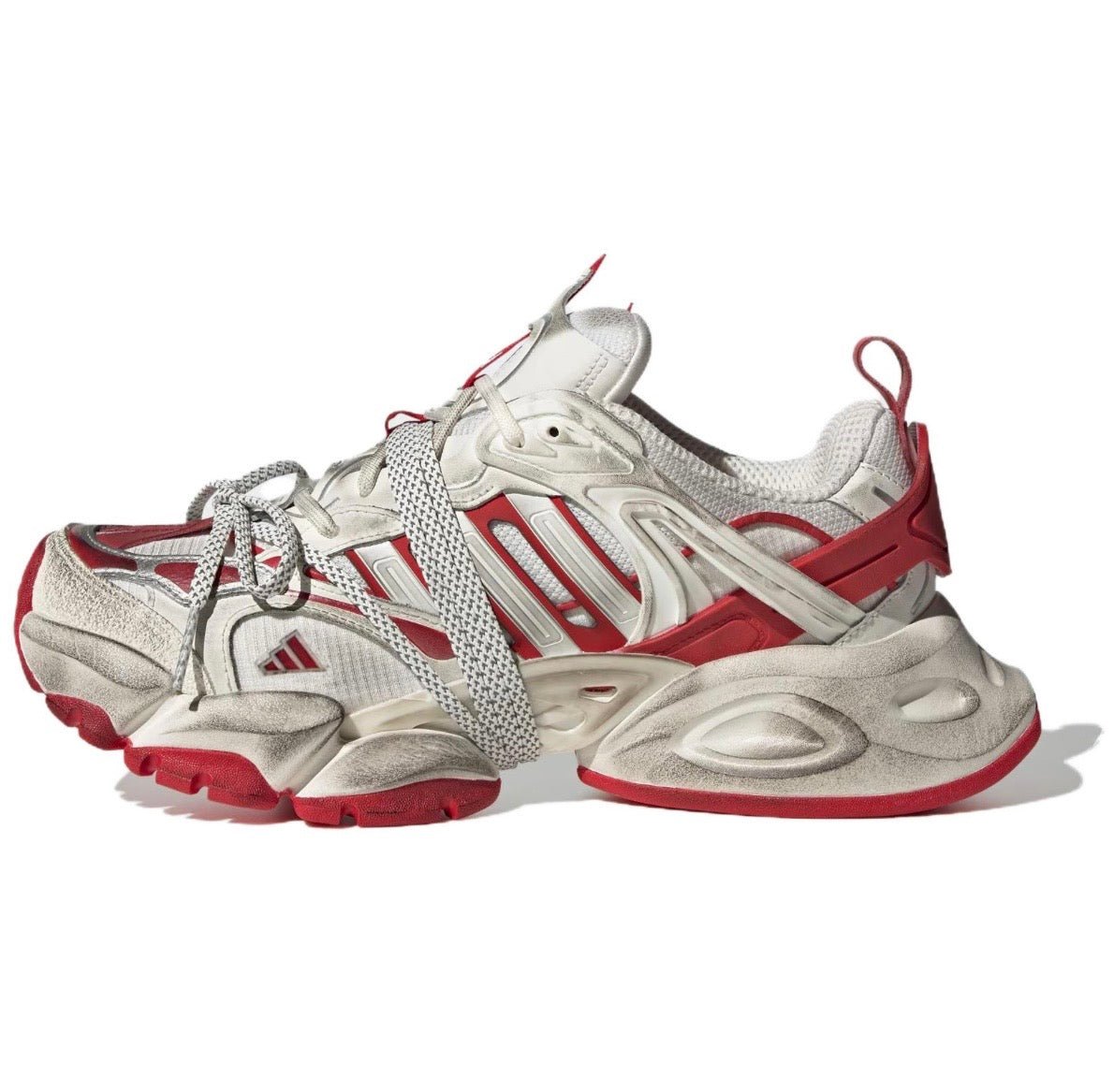 Adidas XLG Runner Deluxe sneakers White Red - VIBES MILANO