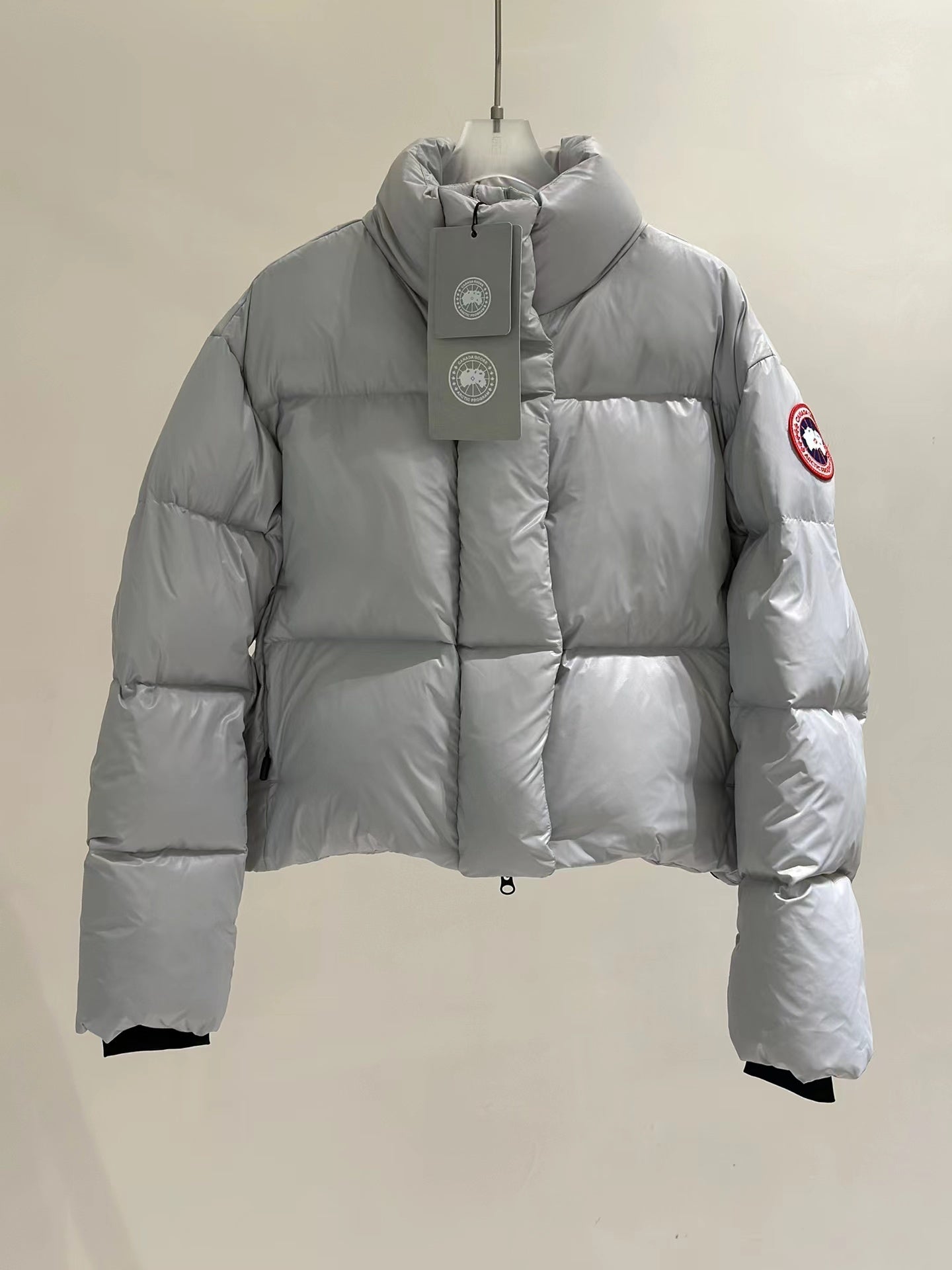 Canada Goose Cypress Puffer piumino corto donna bianco