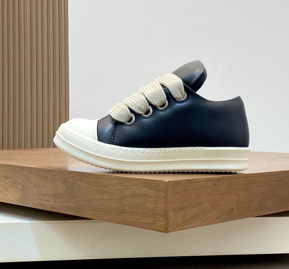 Rick Owens Sneakers Jumbolace Low Sneaks in pelle