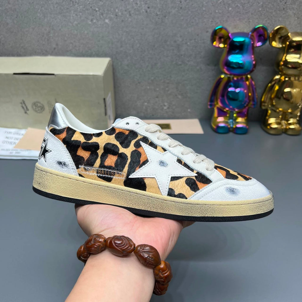 Golden Goose Ball Star low-top animalier