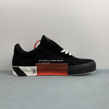 Off-White Vulcanized Low tela nero Virgil Abloh