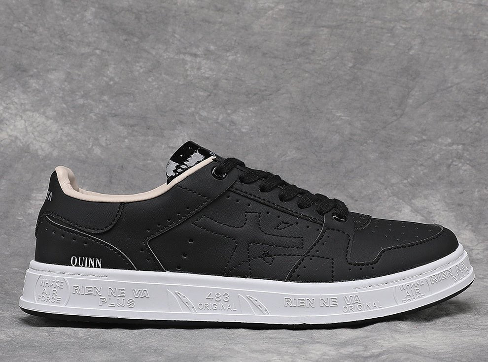 Premiata Quinn sneakers pelle nero bianco - VIBES MILANO
