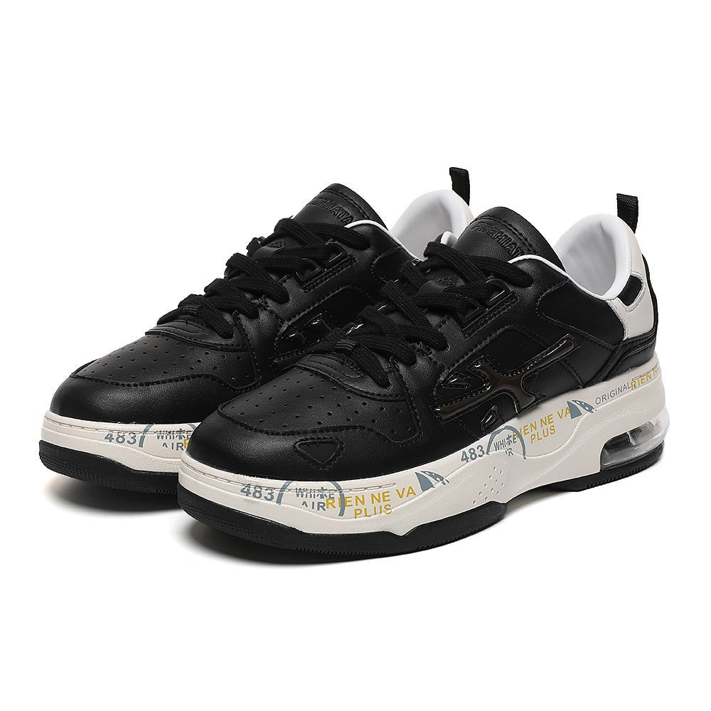 Premiata Drake sneakers in pelle nero bianco - VIBES MILANO