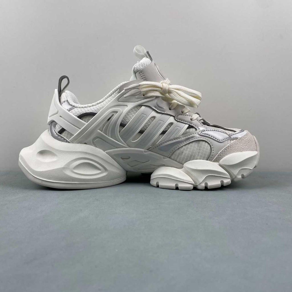 Adidas XLG Runner Deluxe sneakers white silver metallic - VIBES MILANO