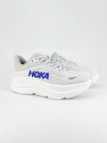 Hoka One Bondi 9 bianco logo