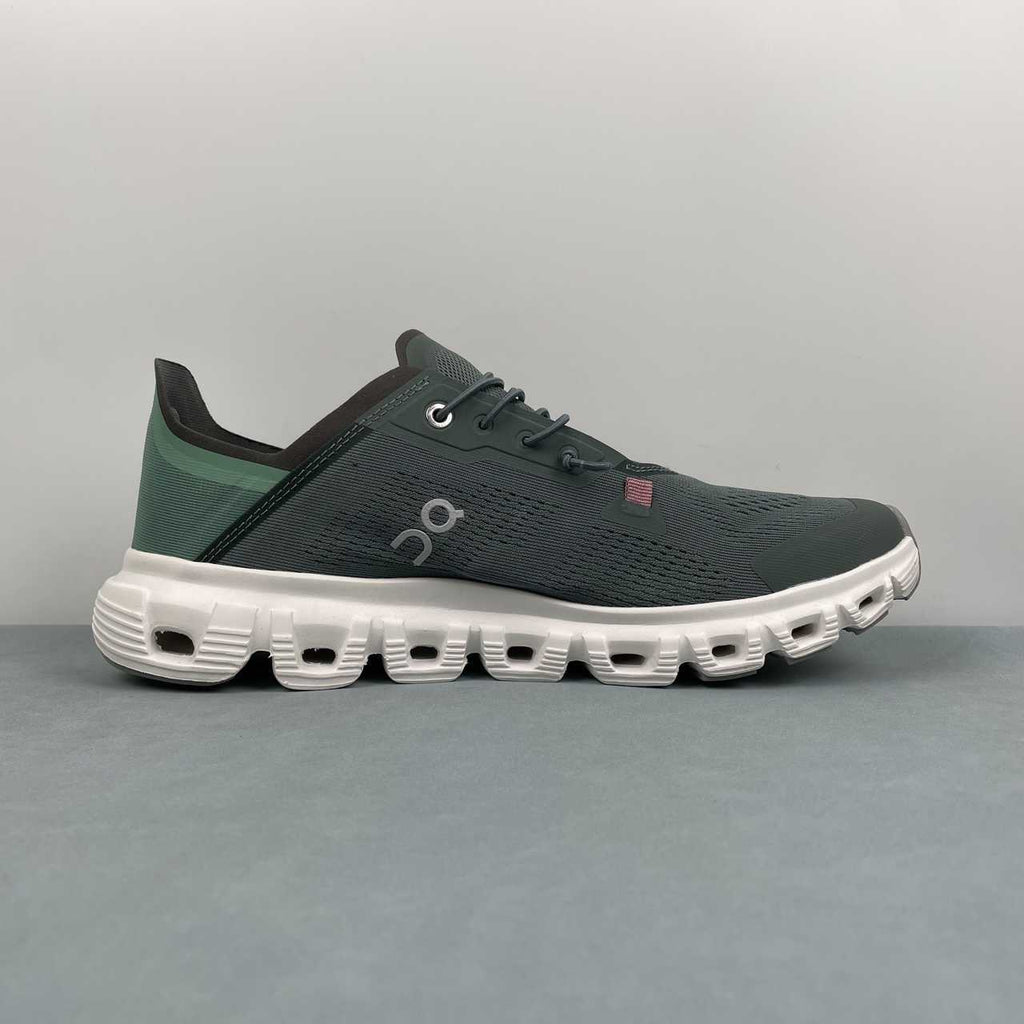 On Cloud 6 Coast sneakers da running e streetwear verde bosco - VIBES MILANO