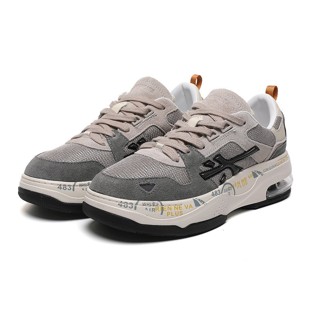 Premiata Drake sneakers in suede taupe - VIBES MILANO