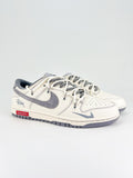 Nike New Dunk SB Supreme bianco grigio