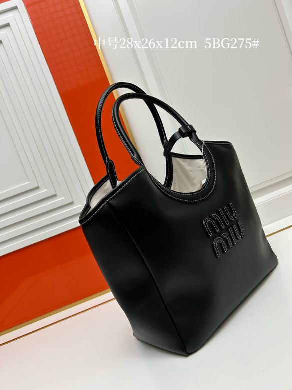 Miu Miu Tote Bag in pelle nero