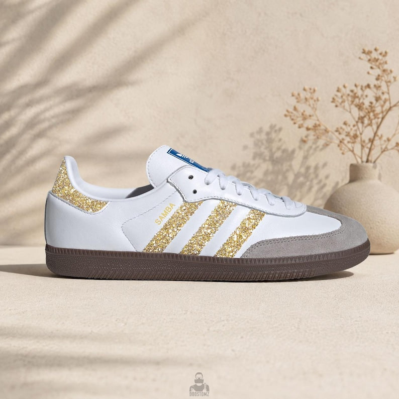 Adidas Samba OG Glitter Gold