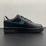 Nike Air Force 1 Low Black Blue Lightning