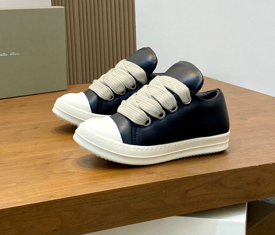 Rick Owens Sneakers Jumbolace Low Sneaks in pelle