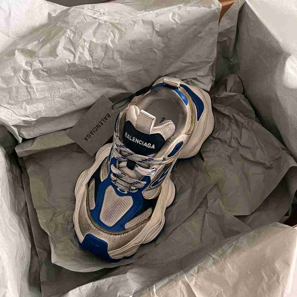 Balenciaga Sneakers Cargo bianco/blu