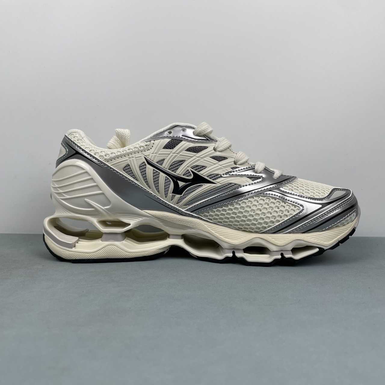Mizuno Wave Prophecy sneakers bianco argento