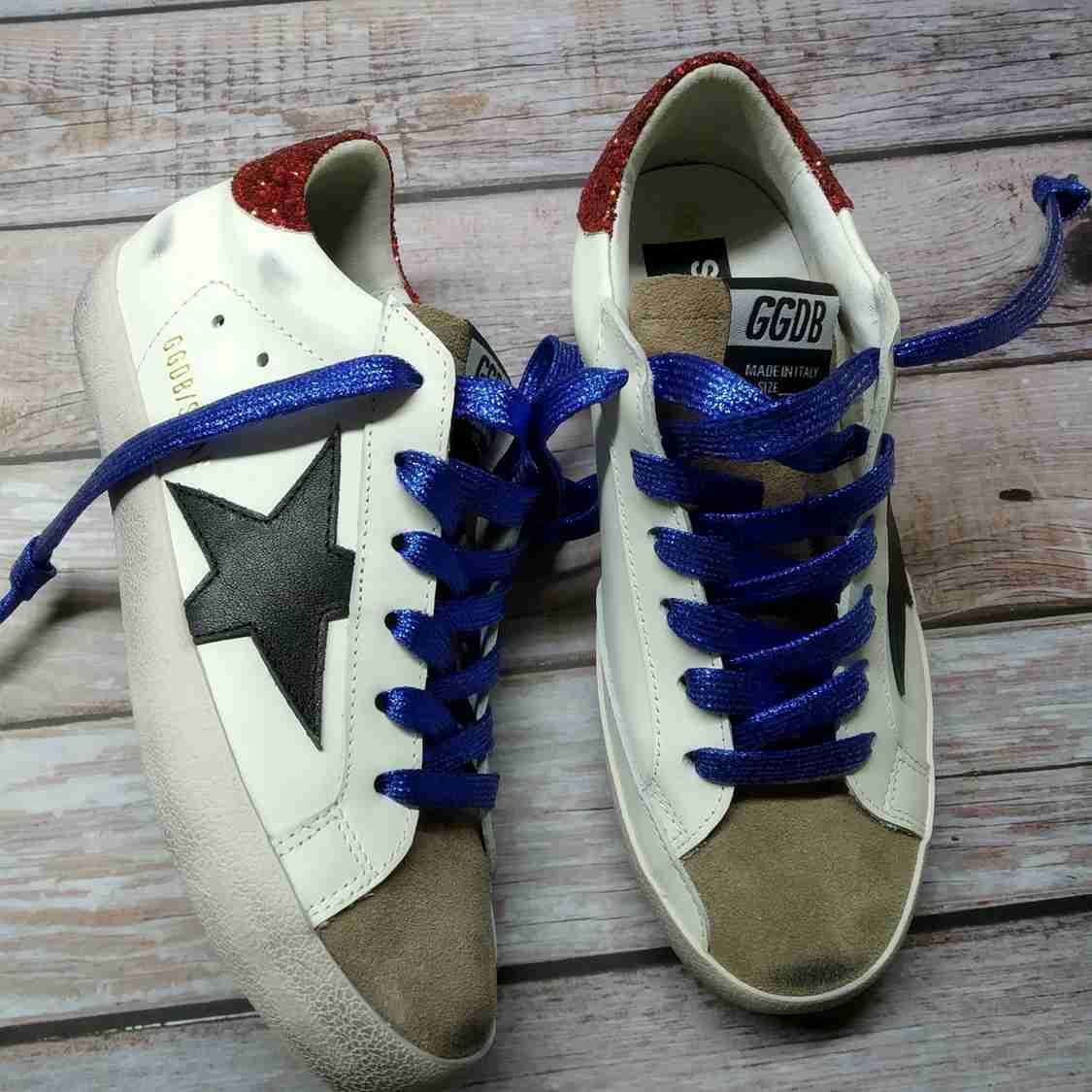 Golden Goose Superstar nappa e inserti camoscio camel
