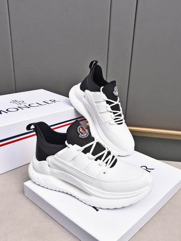 Moncler unisex white sneakers