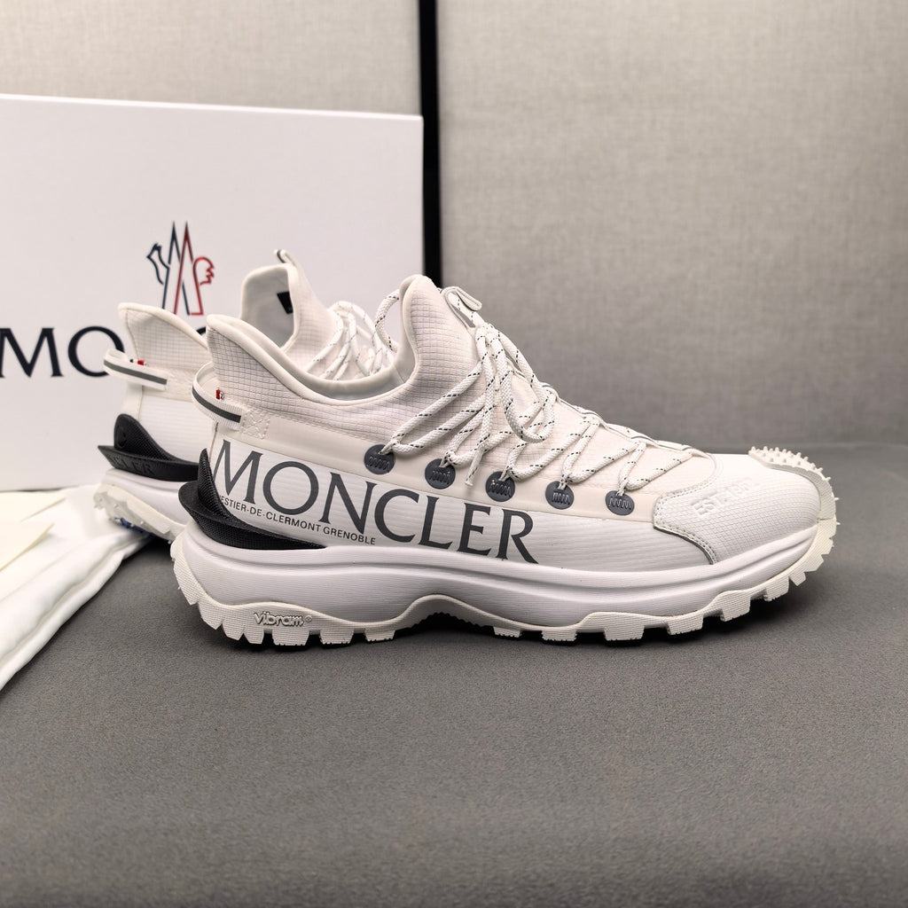 Moncler unisex white sneakers