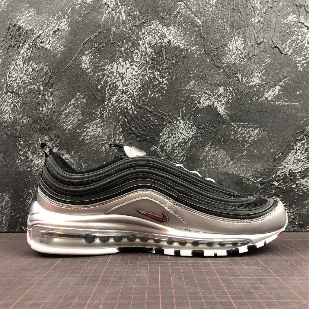 Nike Air Max 97 QS Black & Varsity Red & Silver