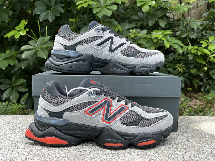 New Balance NB 9060 Gears Up in Grey, Black and Red