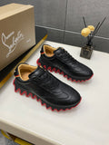 Christian Louboutin Loubishark leather sneakers nero