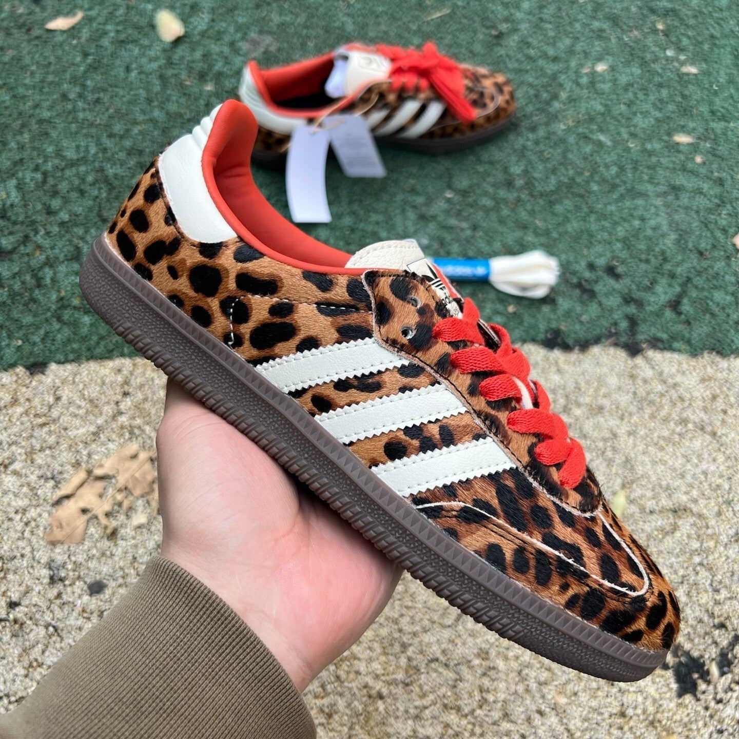 Adidas Samba OG Preloved Red Leopard