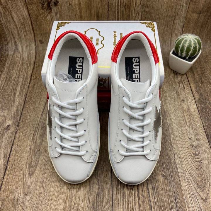 Golden Goose Superstar nappa e inserti rossi