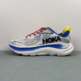 Hoka One Clifton 10 grigio blu giallo