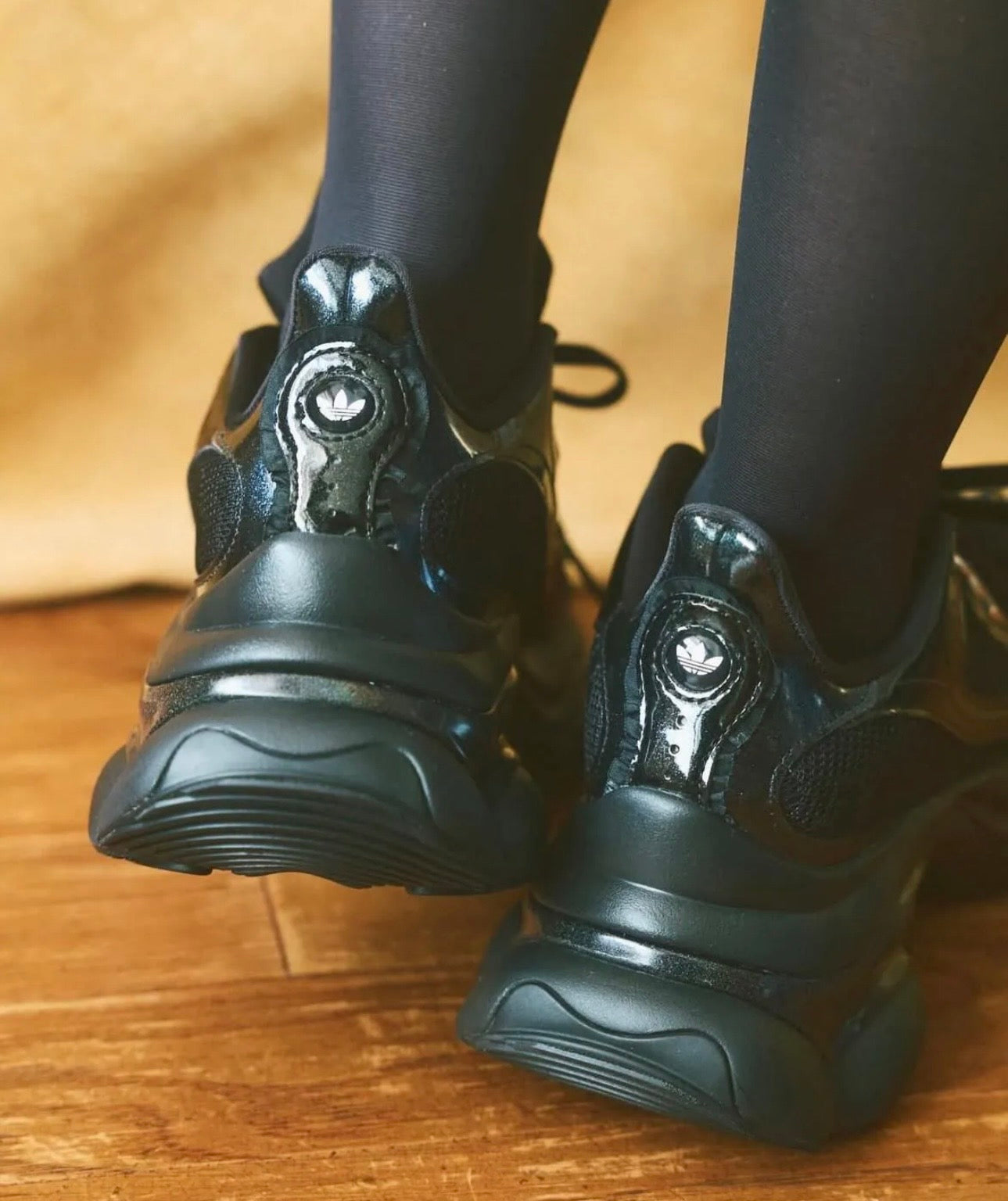 Adidas Originals Ozvenuz CNY Chunky Platform Black Metallic