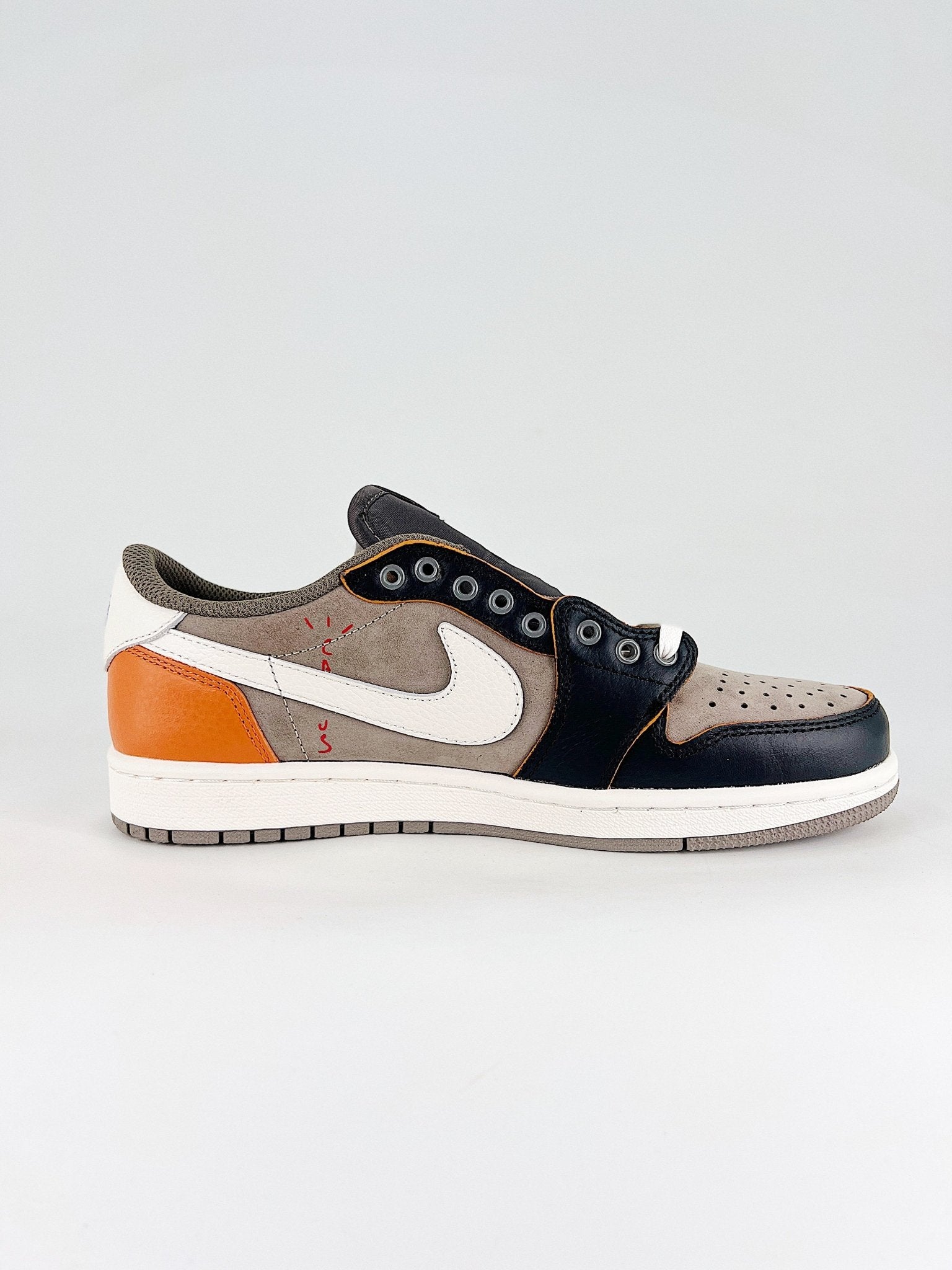 Travis Scott x Fragment x Air Jordan 1 Low OG SP Grey Light Brown - VIBES MILANO