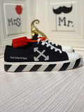 Off-White Vulcanized Low Zip Tie Black