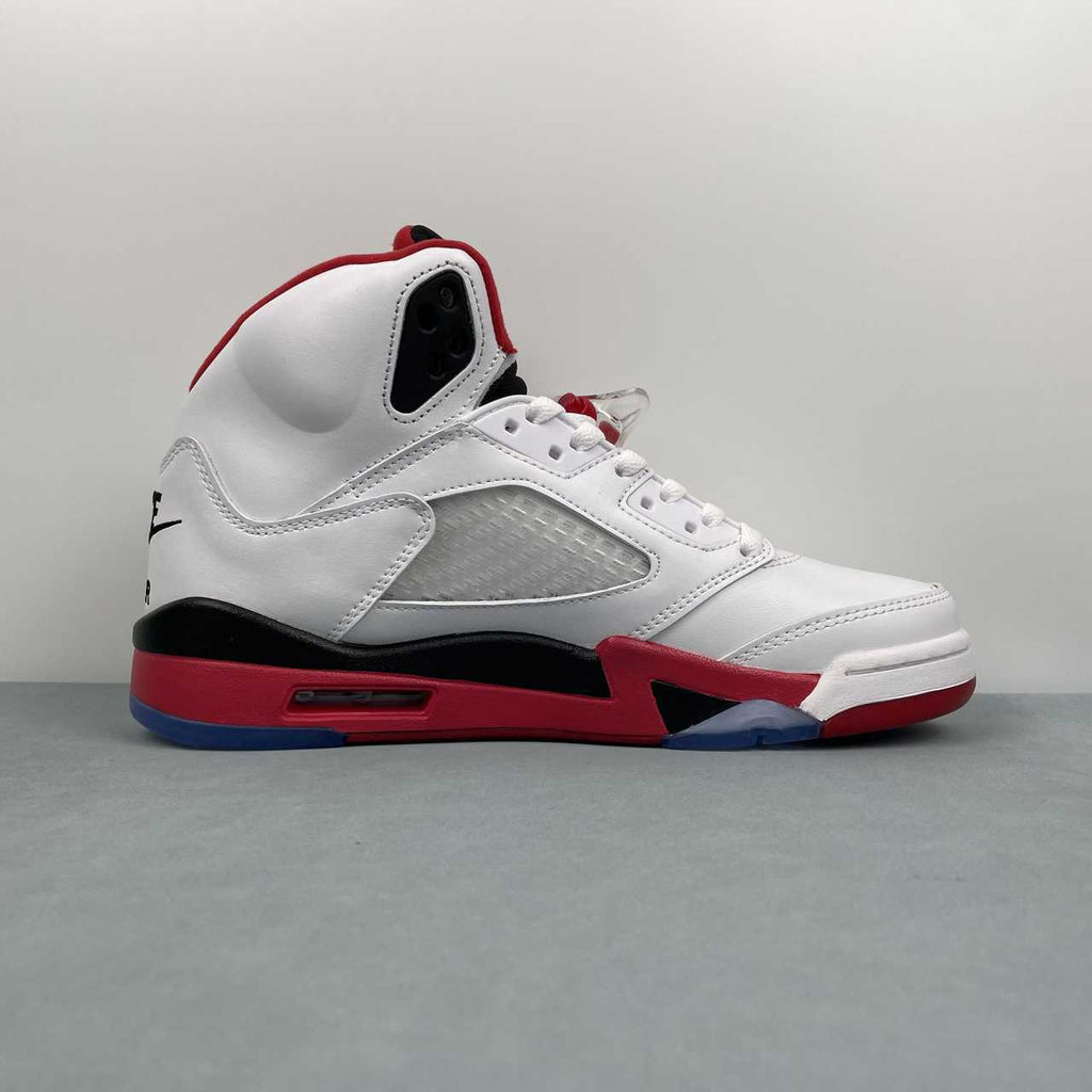 Nike Air Jordan 5 Retro Fire Red Black Tongue - VIBES MILANO