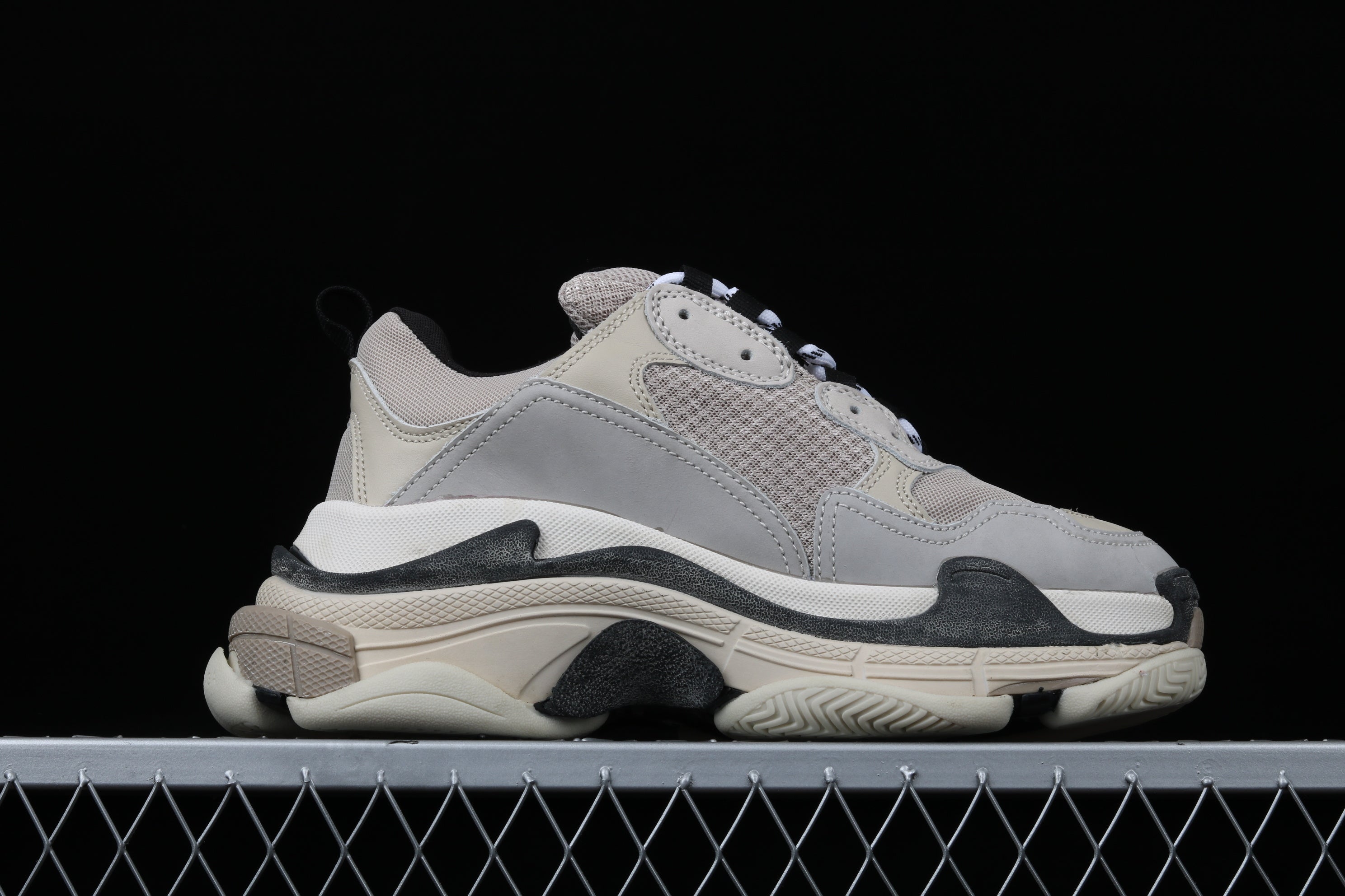 Balenciaga Triple S sneakers white transparent bottom