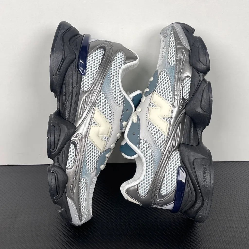 New Balance 9060 Metallic Silver Black