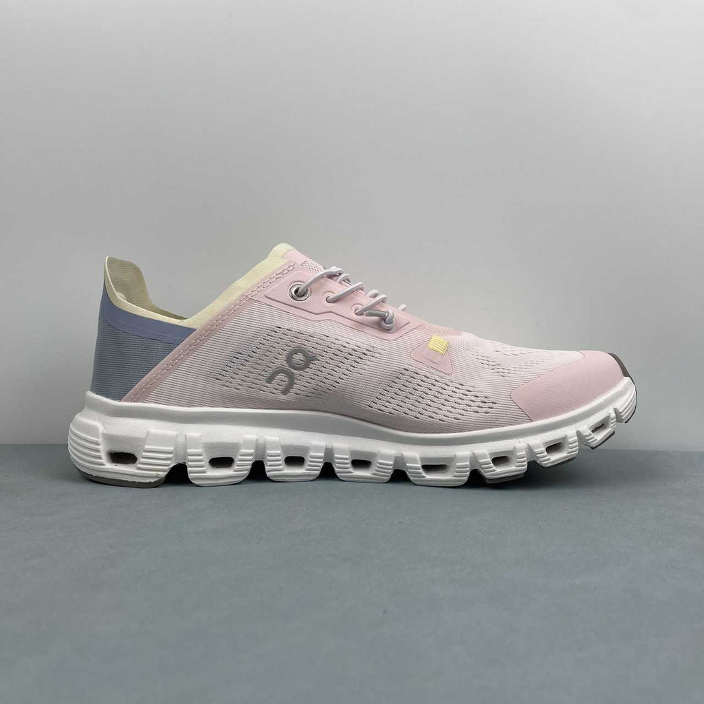 On Cloud 6 Coast sneakers donna da running e streetwear pink white - VIBES MILANO