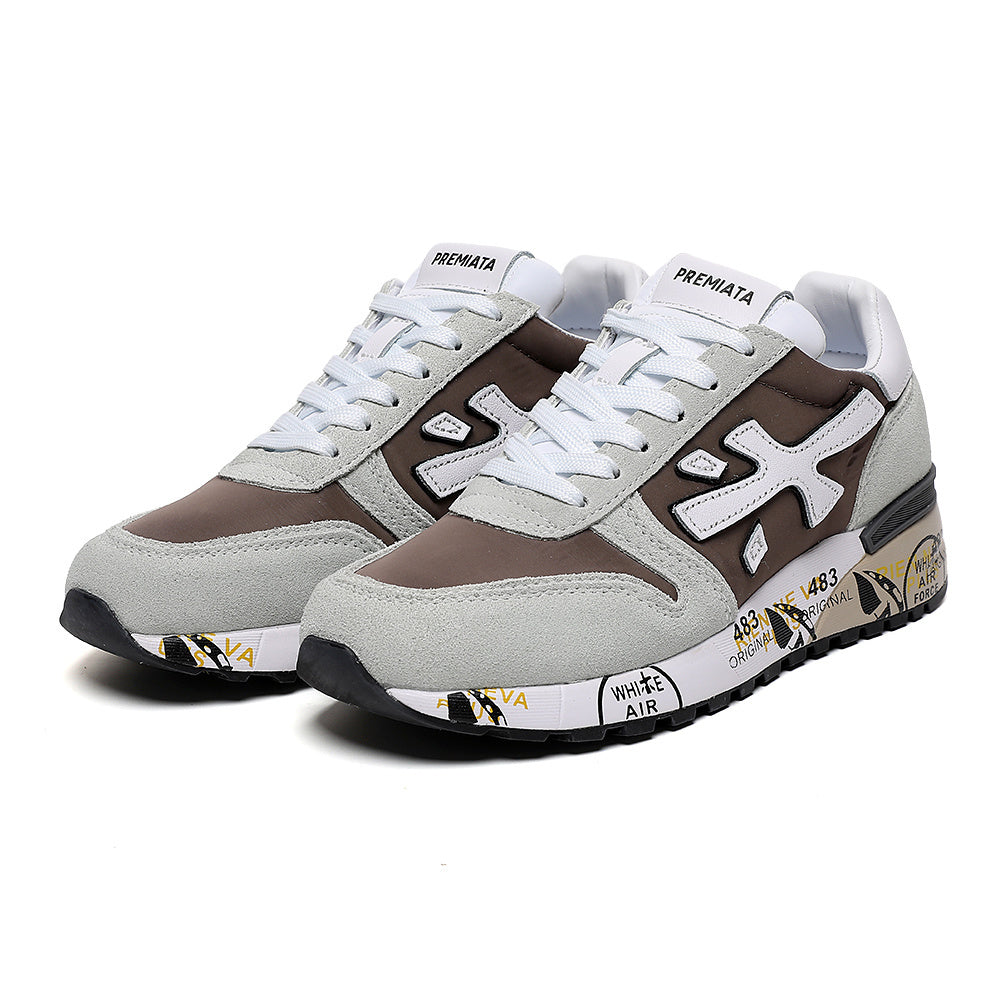 Premiata Mick sneakers grigio marrone