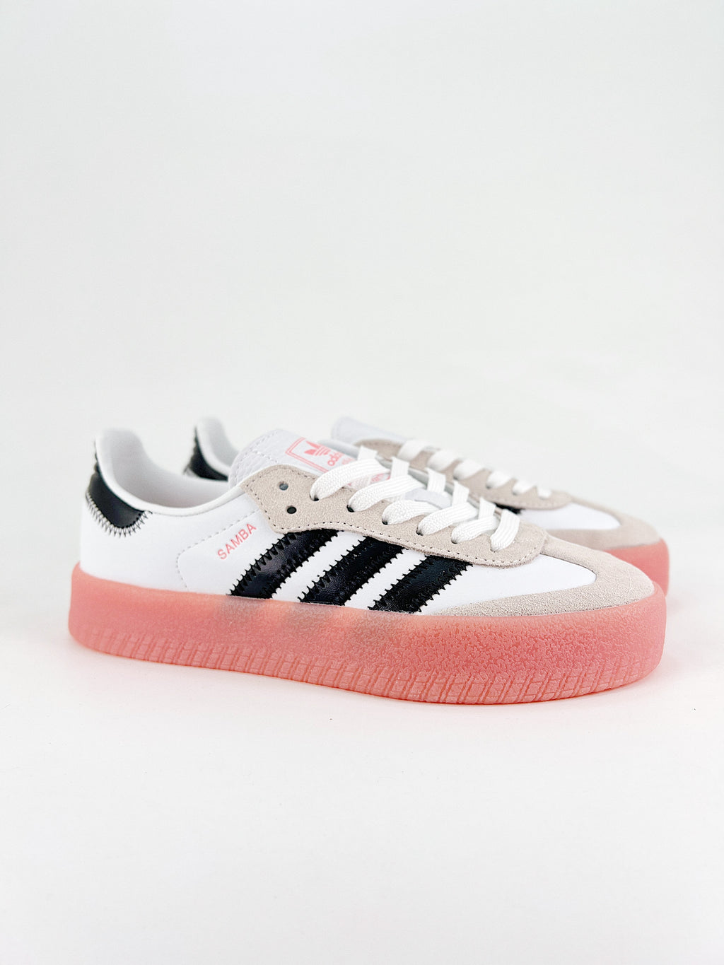 Adidas Sambae bianco nero semi coral