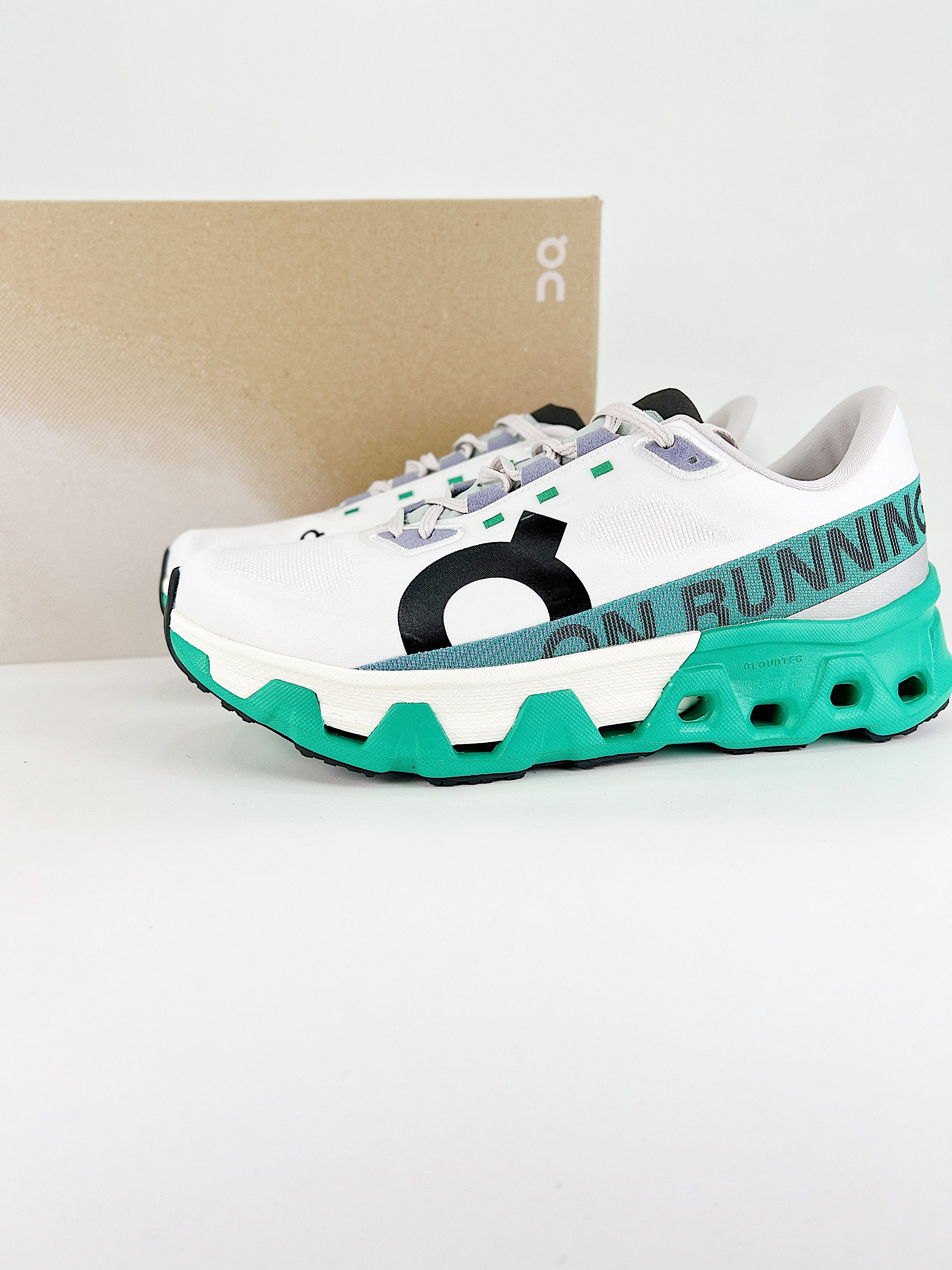 On Cloud Running Cloudmonster Hyper White Mint