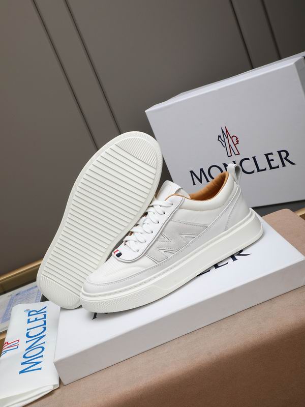 Moncler unisex white sneakers