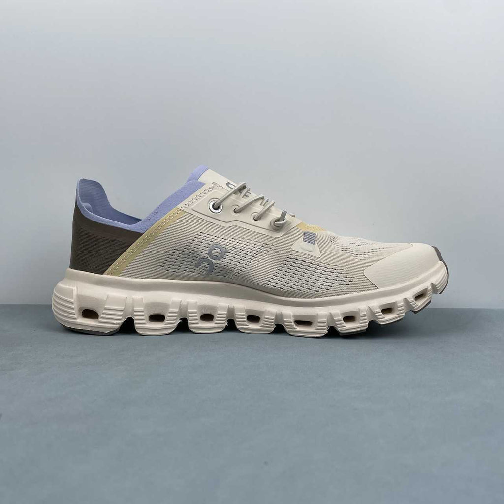 On Cloud 6 Coast sneakers da running e streetwear beige giallo - VIBES MILANO