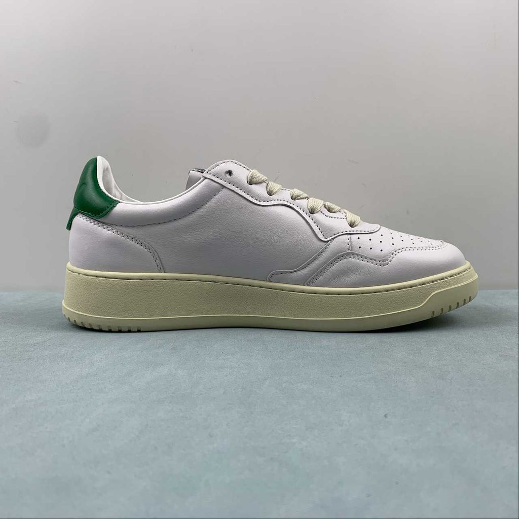 Autry Medalist Low bianco inserto verde