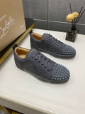 Christian Louboutin sneakers Grey Louis Junior Spikes Suede