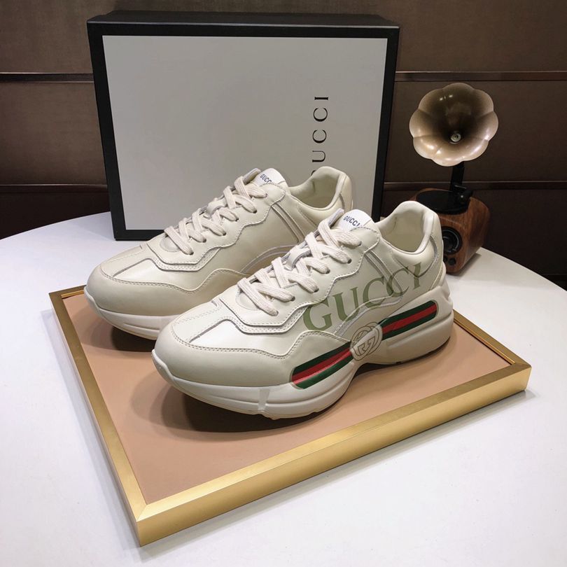 Gucci Rhyton Sneakers in Leather