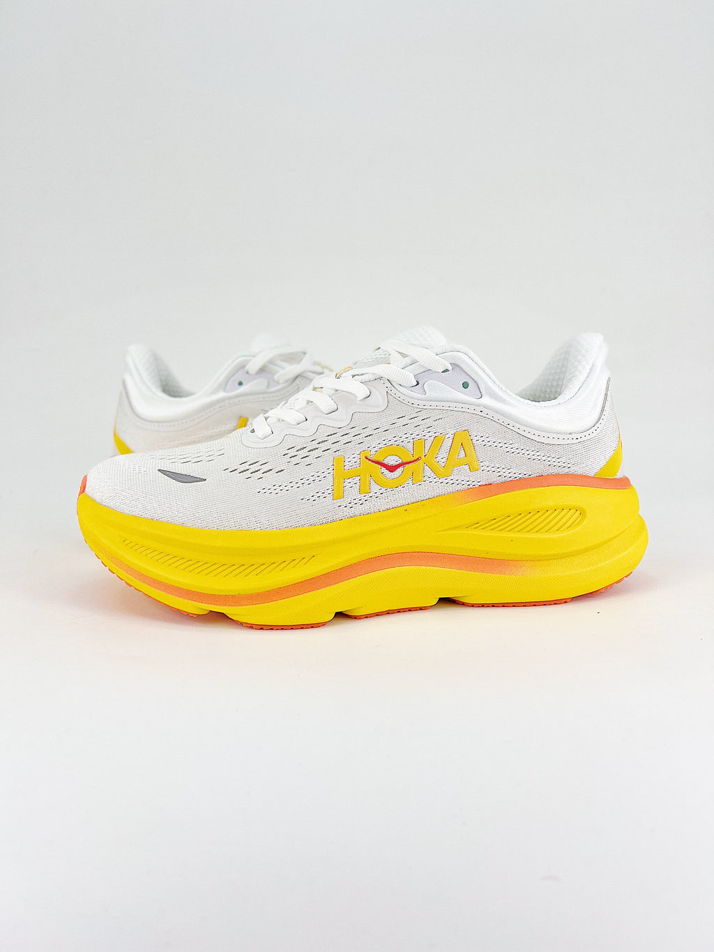Hoka One Bondi 9 bianco giallo