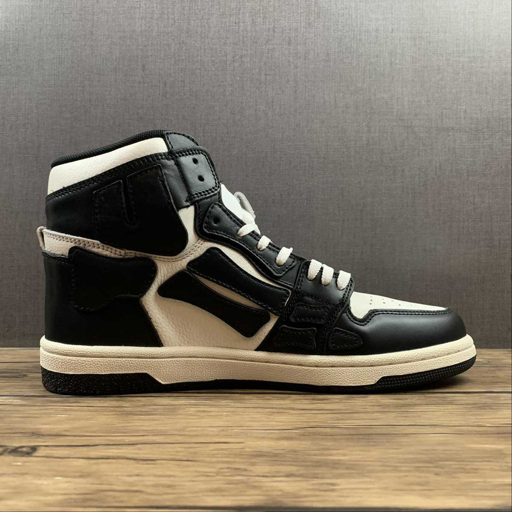 Amiri Skeleton Top High sneakers black white