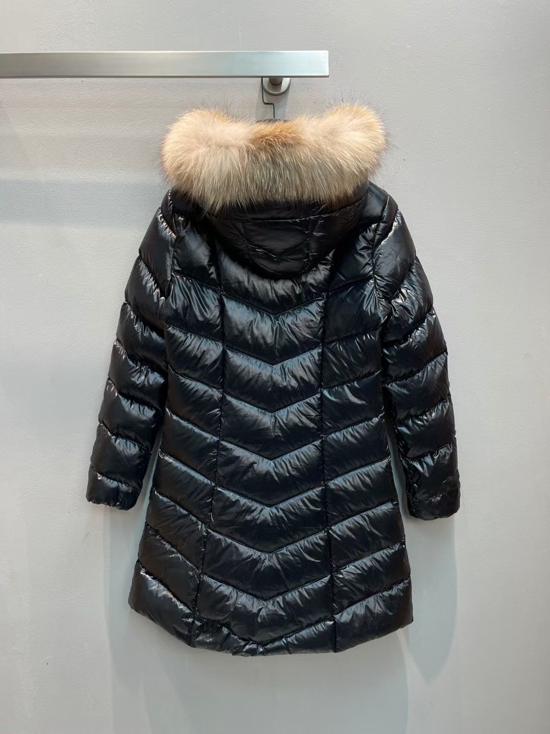 Piumino cappotto Moncler Fulmarus nero