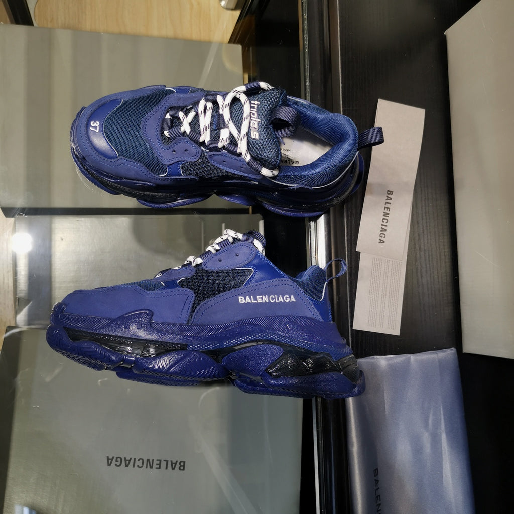 Balenciaga Sneakers Triple S Clear Sole Blue