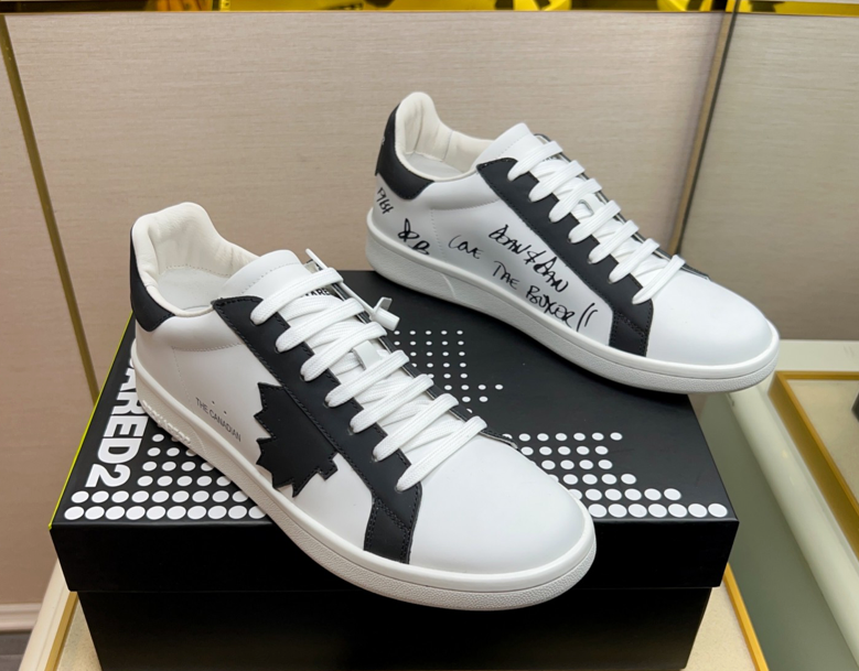 Dsquared2 Boxer sneakers bianco