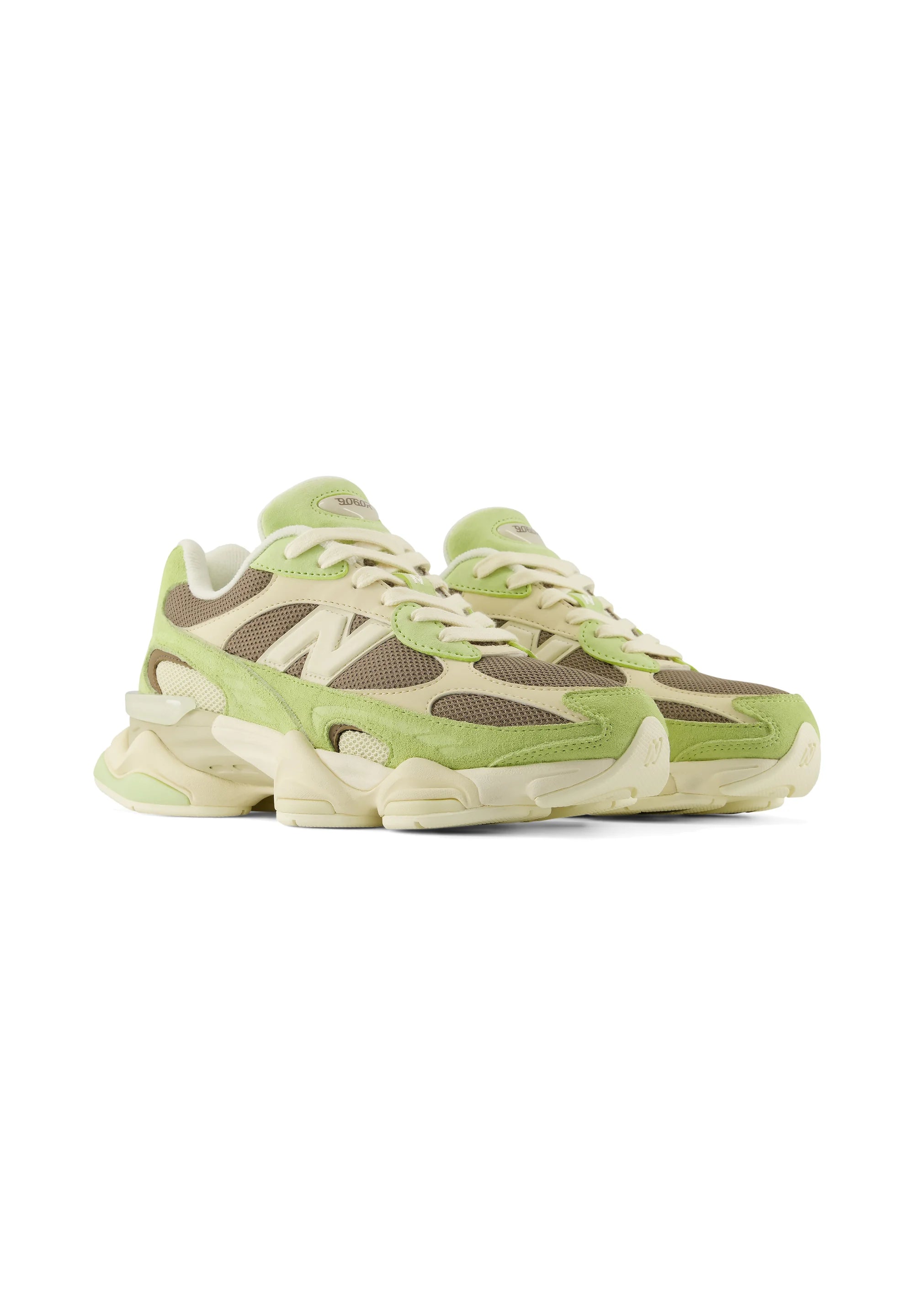 New Balance 9060R Dry Lime con Thunder Brown