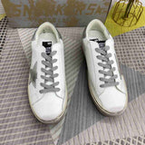 Golden Goose Hi STAR platform bianco e inserti grigi