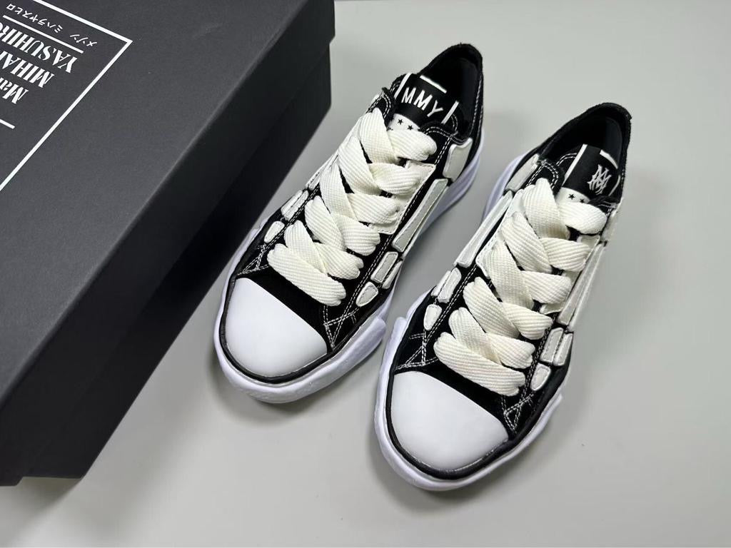 Maison Mihara Yasuhiro x MMY AMIRI Skel-Top Low black